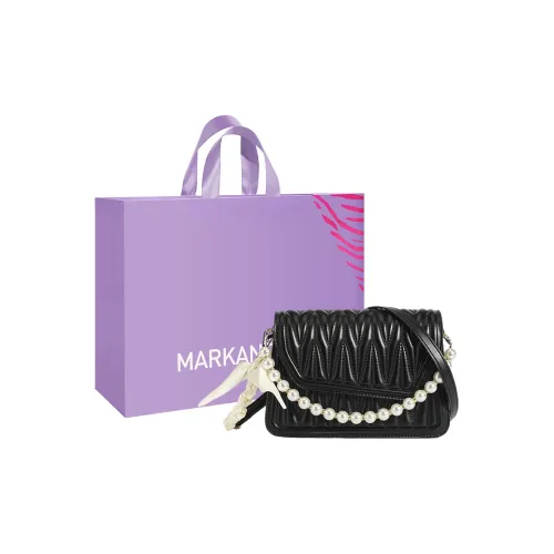 MARKANGARO ПУ (полиуретан) Маленькая квадратная сумка портативная сумка через плечо сумка на плечо Женская Белая Черная Розовая