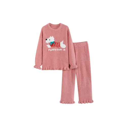 WANANNI Пижамный комплект женский оранжевый красный