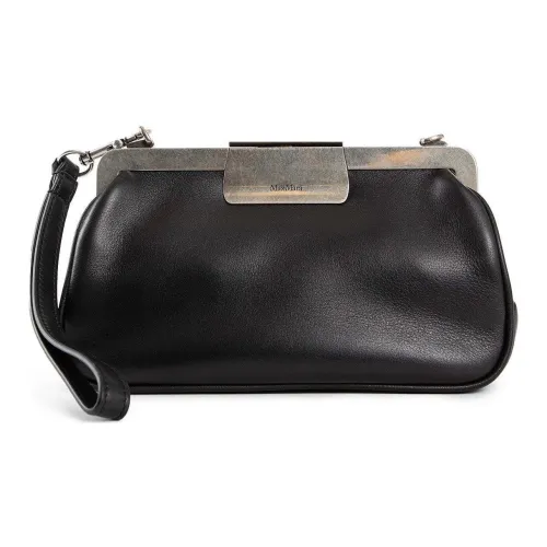 MaxMara Сумка через плечо из телячьей кожи клатч Extra Small женский черный