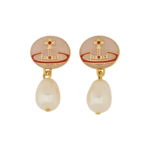 Vivienne Westwood Brass Earrings Женские Розовый