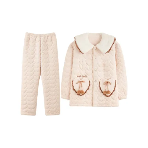 LEZIYUN Пижамный комплект Женские Белые