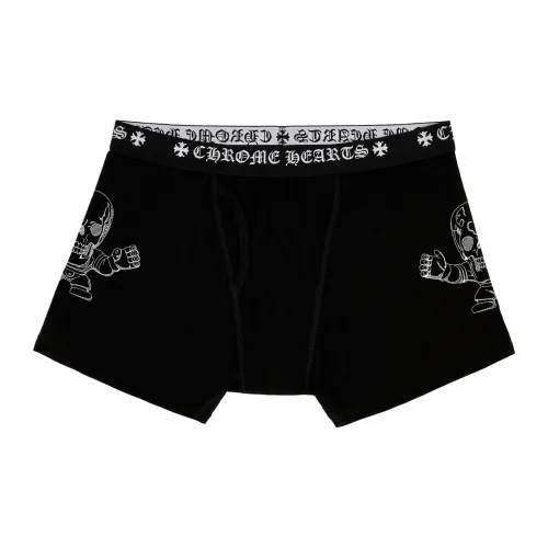 Chrome Hearts FW24 Боксеры Мужские Черные