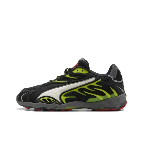 PUMA Inhale Повседневный Низкий Топ Черный/Зеленый Унисекс