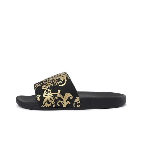 VERSACE JEANS COUTURE Слипоны Женские Черный Золото
