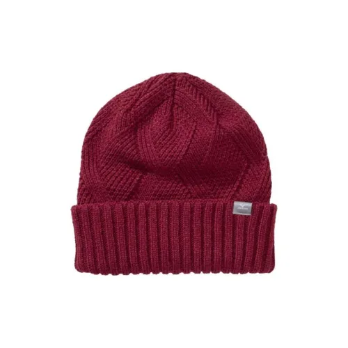 Mizuno Полиэстер Beanies Унисекс Бордовый