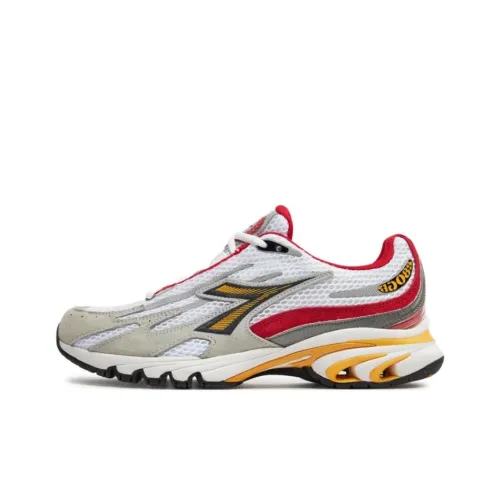 DIADORA Беговые кроссовки Низкие Бело-Серые Мужские