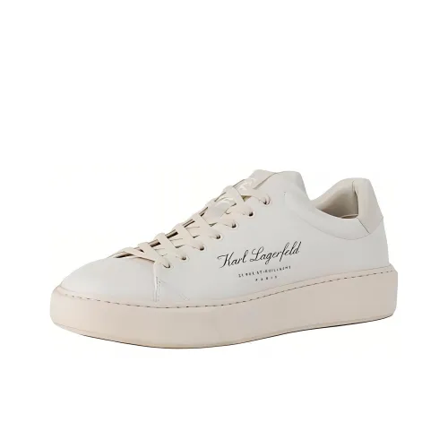Karl Lagerfeld Maxi KUP HOTEL Низкие Кроссовки для скейтбординга Мужские Экрю