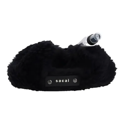 Sacai Шерсть Пельменная Сумка Сумка через плечо Стандартная Мужская Черная