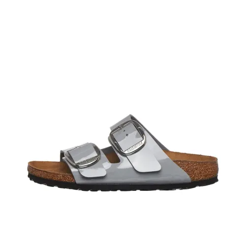 Биркенсток Arizona Big Buckle EVA противоскользящие слипоны Women's Silver узкий дизайн