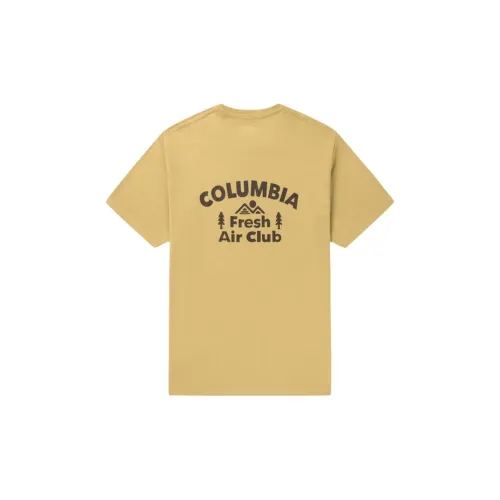 Columbia HAGEMANTM Графический Т-शरф Мужской Желтый