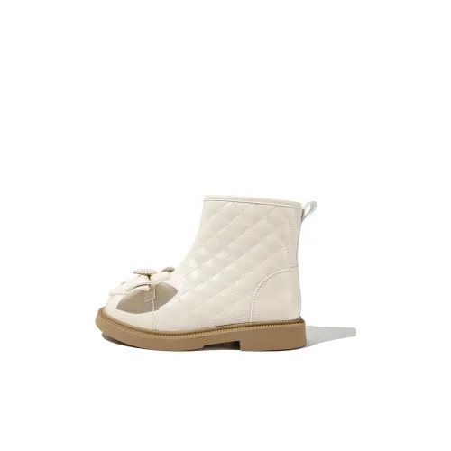 BELLE Детские утепленные сапоги High Top Beige Kids