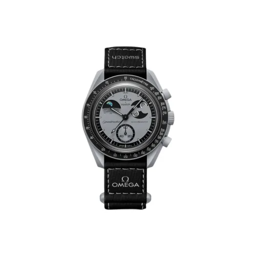 Swatch Quartz Механизм Мужские часы 42 мм Черный