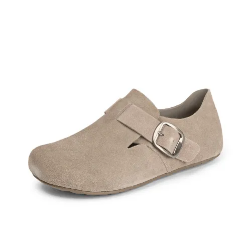 AOKANG Birkenstock Стиль Обувь Низкий Верх Серый Мужской