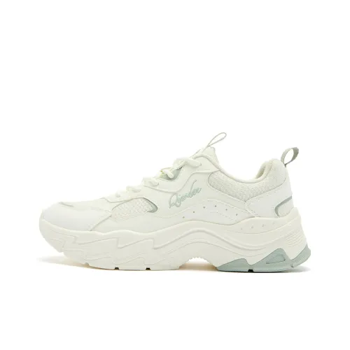 QIAODAN Повседневная обувь Низкий топ Айвори Тростниковый серо-зеленый Женский