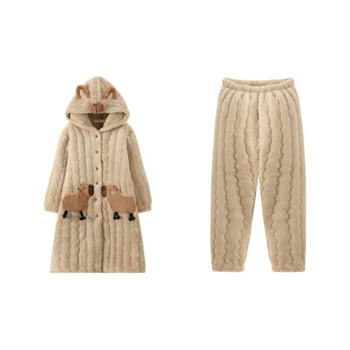 Qiao Ni Tong Пижамный комплект женский карамельный