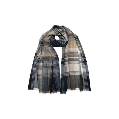 JOHNSTONS OF ELGIN Кашемир Вязаные Шарфы Унисекс Серый