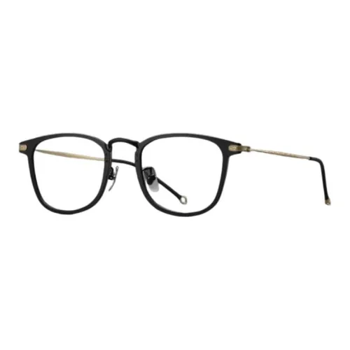 KODAK Титан Овал Оправы для очков Мужской Черный Золото