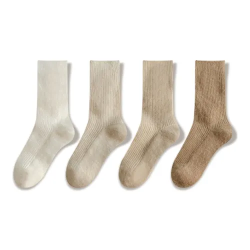 JIAZINI Носки Crew Унисекс упаковка из 4 пар