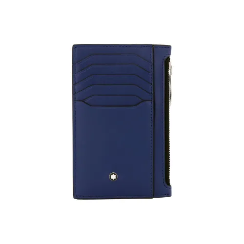 MONTBLANC Кожа Держатель для карт Мужской Синий