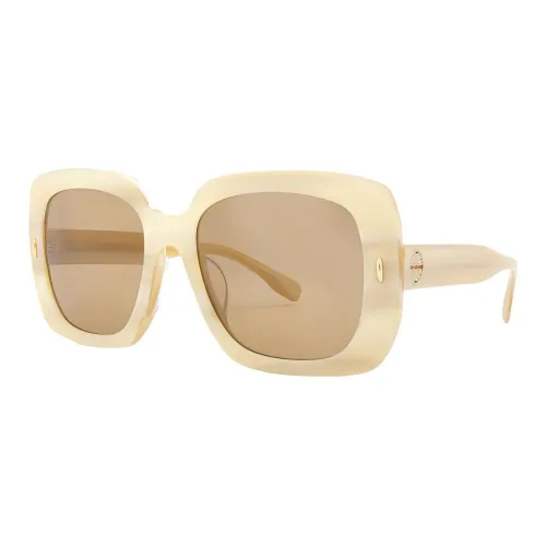 TORY BURCH Пластик Квадратные Солнцезащитные очки Женские Коричневый