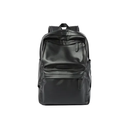 MOYYI Рюкзак из ПВХ большой унисекс черный