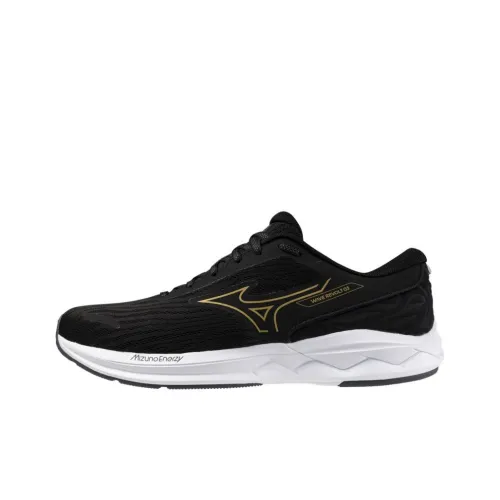 Mizuno Slip-resistant Abrasion-resistant Low-top Беговые кроссовки Мужские Черные