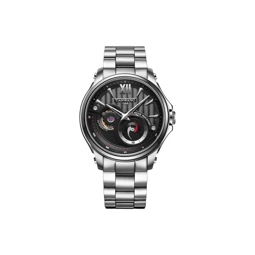 TIANWANG Creat Collection Механическое механическое устройство нержавеющая сталь ремешок часы для мужчин белый циферблат