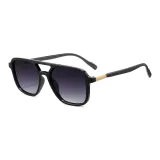 Черная оправа с градиентными серыми линзами B01