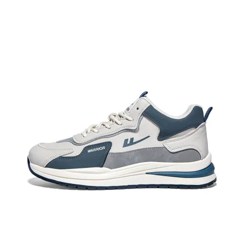 Warrior Спортивная обувь Амортизация Покрытие Увеличение Высоты Легкий Высокий Топ Кроссовки для скейтбординга Мужские Бежево-Синие