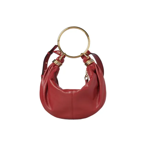 Chloe Телячья кожа Сумка через плечо Сумка Маленькая Женская Красная