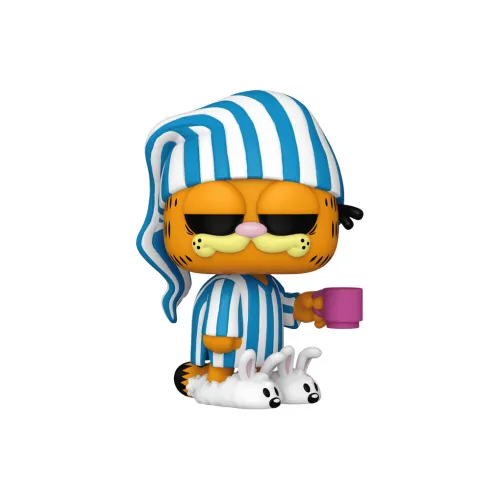 Funko POP! Гарфилд с чашкой и фигурки в стиле чиби