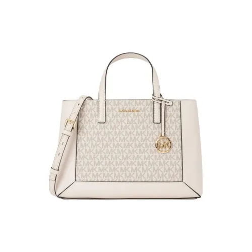 MICHAEL KORS Покрытый холст Сумка Средний Женский Ванильный Белый