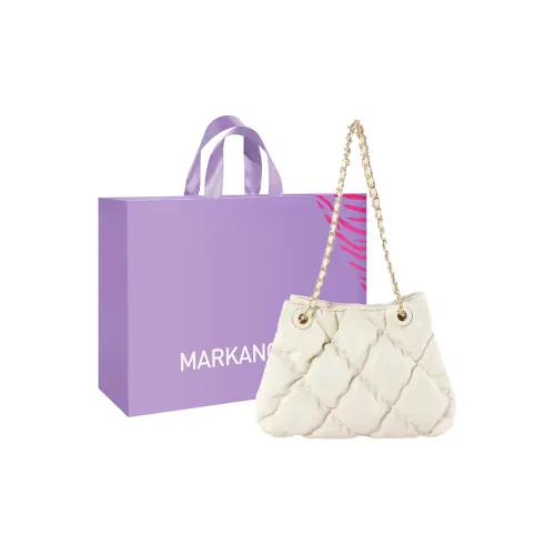 MARKANGARO ПУ (полиуретан) Сумка через плечо переносная сумка сумка на плечо обычная женская черная белая