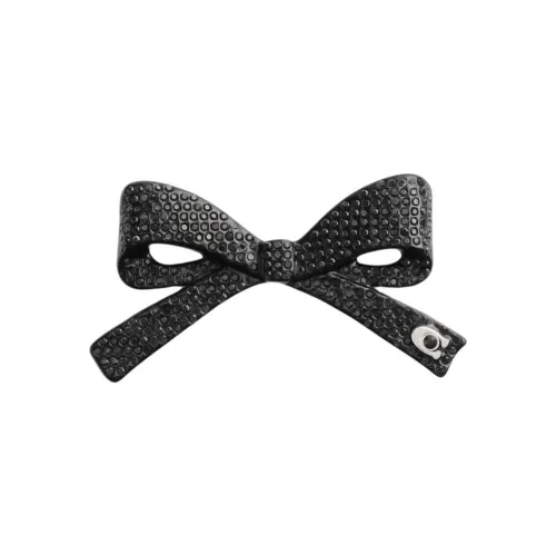 COACH Смола Медный Искусственный Кристалл Заколки для волос Женские Черный