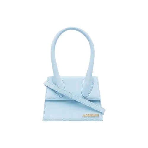 Jacquemus Le Chiquito Коровья кожа Сумка через плечо Сумка Женская Светло-синяя
