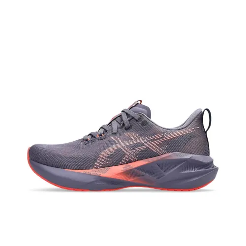 Asics NOVABLAST 5 Беговые кроссовки Низкий топ Серый Фиолетовый Женские