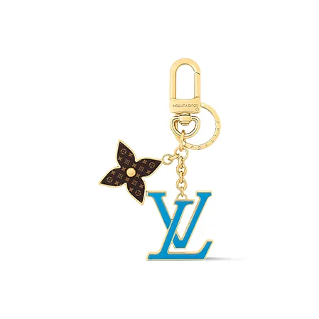 LOUIS VUITTON Эмаль Металл Нержавеющая сталь Брелоки Женские Синий