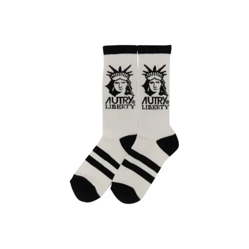 AUTRY Носки Crew Мужские 1 упаковка Экрю