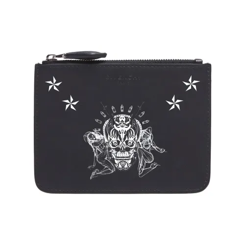 GIVENCHY Клатч из коровьей кожи мужской черный