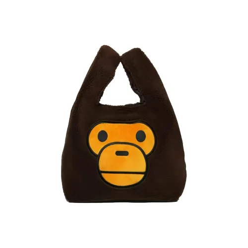 A BATHING APE BAPE совместная брендированная сумка из искусственного меха сумка для покупок сумка обычная унисекс черный