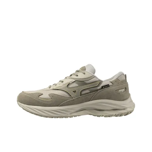 Mizuno Wave Rider β Slip-resistant Abrasion-resistant Low Top Casual Running Shoes Men's Gray Brown Мицубо Уэйв Райдер β Противоскользящий Устойчивый к истиранию Низкий Топ Повседневные Беговые Кроссовки Мужские Серый Коричневый