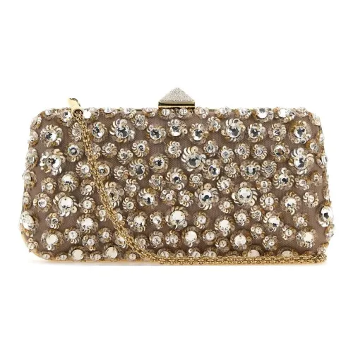 Valentino GARAVANIRockstud Ткань Одно плечо Через плечо Клатч Женский Бежевый