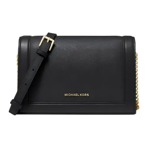 MICHAEL KORS Jet Set Кожа Сумка через плечо Большая Женская Черная