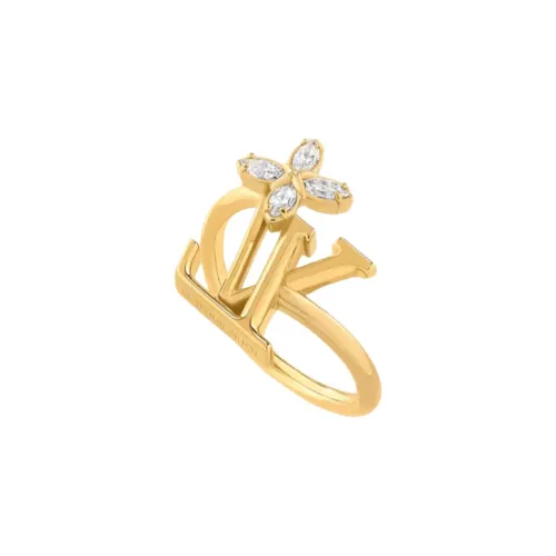 LOUIS VUITTON ICONIC FLOWER Металлические Кольца Женские