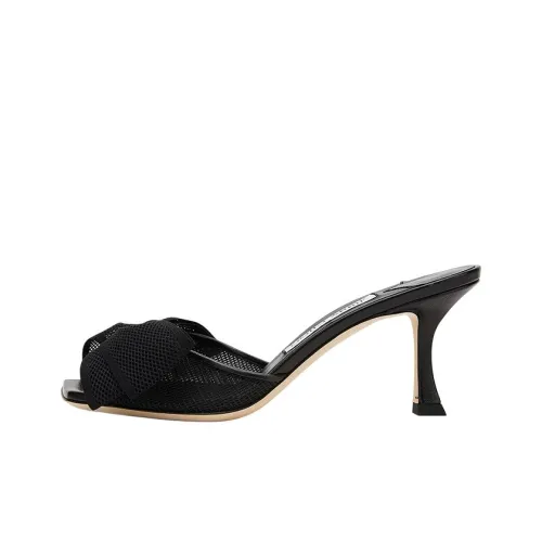 Jimmy Choo Слипоны 7 см Женские Черные