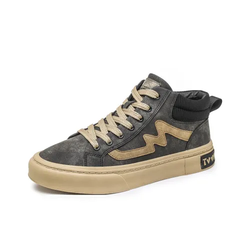 M.M Party Slip Resistant Abrasion Resistant MID Топ Скейтборд Кроссовки Мужские