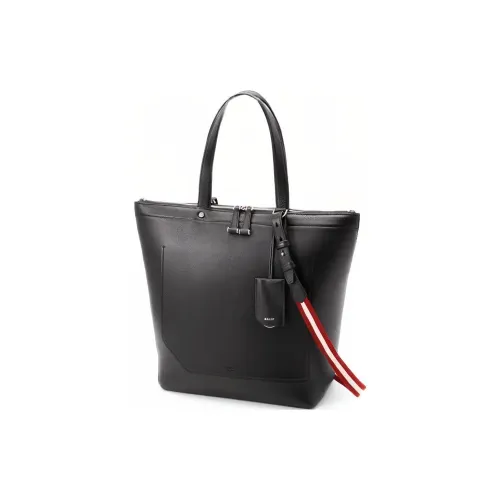 BALLY Телячья кожа Тоут Сумка Сумка для покупок Сумка Женская Черная