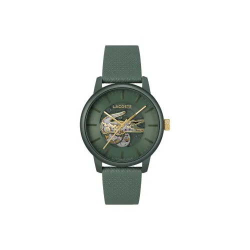 Мужские часы механические 44 мм зеленые от LACOSTE Collaboration