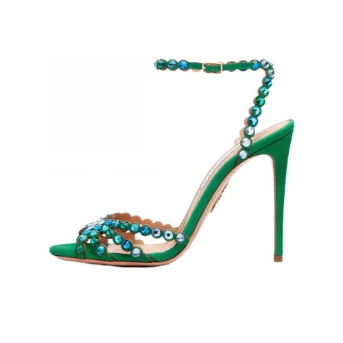 AQUAZZURA Tequila Стильные Сандалии Женские Зеленые