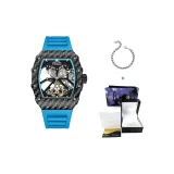 6021A Чёрно-синий Синий ремешок